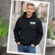 Bluza z kapturem z logiem Vilavi Partner - obrazek 2