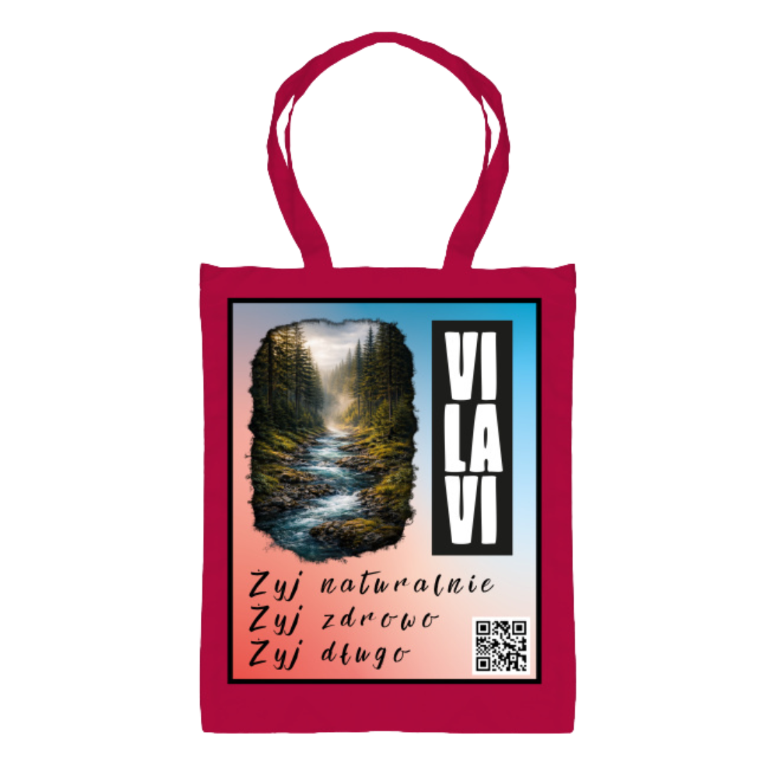 Torba Westford czerwona Tajga Torba bawełniana Vilavi Tajga - obrazek 1